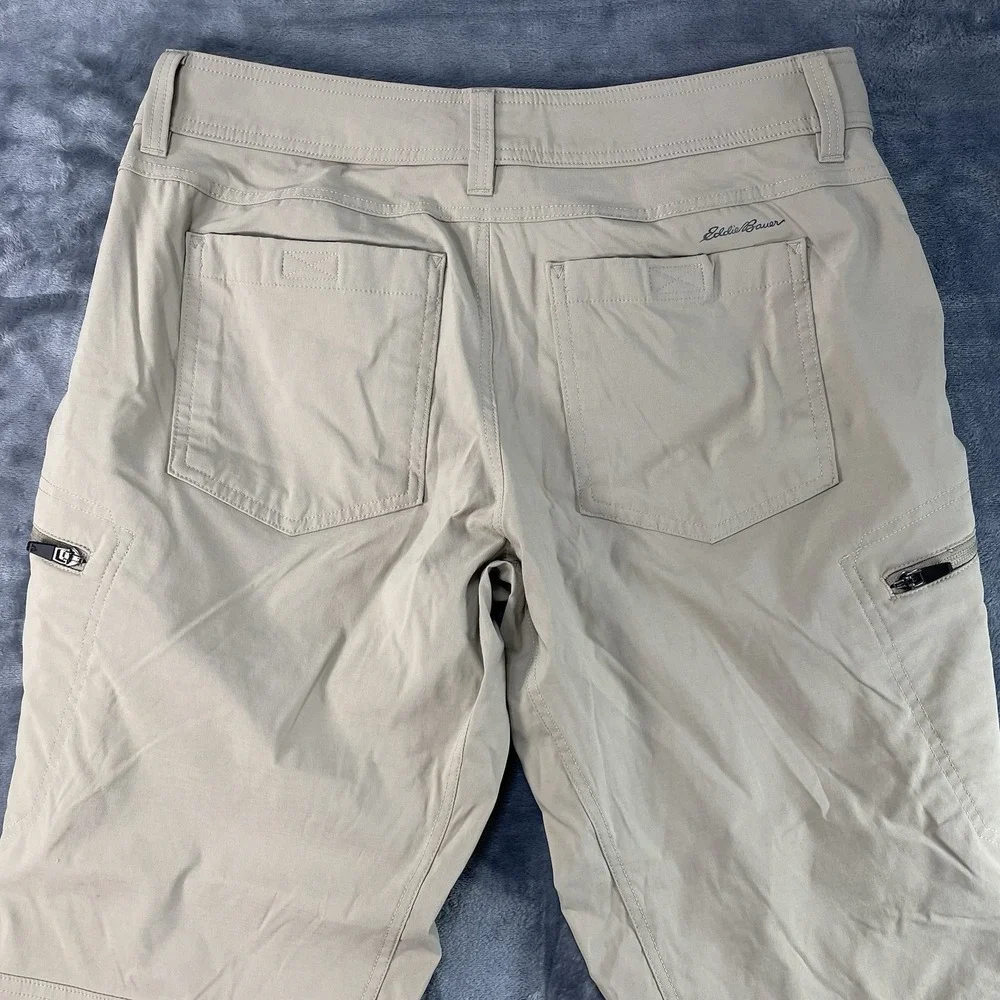 Eddie Bauer First Ascent Pants Mens 32x32‎ Fits 34x39 Tan Performance Hiking